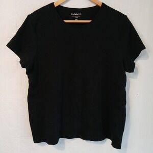 Croft & Barrow Classic Tee Black With Stretch XXL Petite